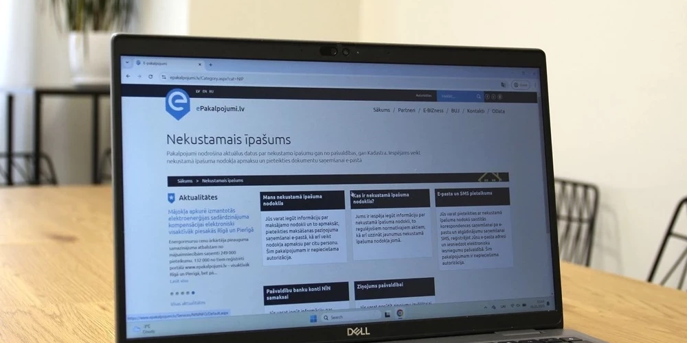 Iedzīvotāji aicināti pieteikties nekustamā īpašuma nodokļa maksāšanas paziņojumu saņemšanai elektroniski.