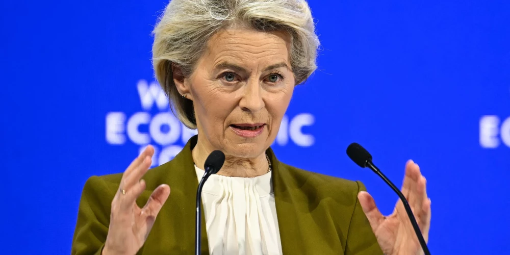 Eiropas Komisijas prezidente Urzula fon der Leiena.