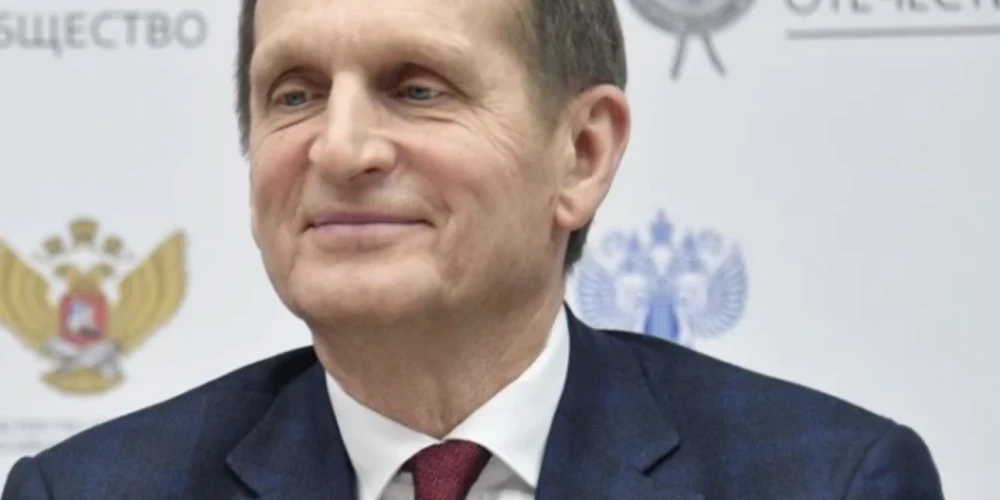 Krievijas Ārējās izlūkošanas dienesta vadītājs Sergejs Nariškins.