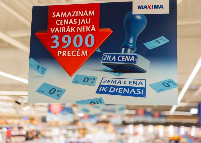 "Maxima Latvija" samazina regulārās cenas teju 4000 precēm