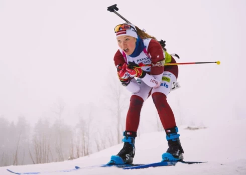 Elzai Bleidelei līdz medaļai trūka septiņas sekundes. 