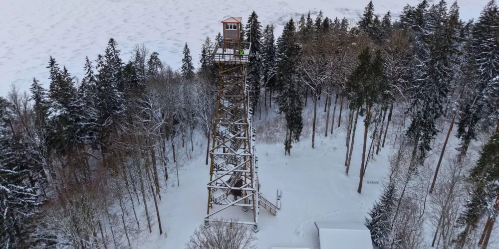 В Алуксне 25 января откроют смотровую башню.