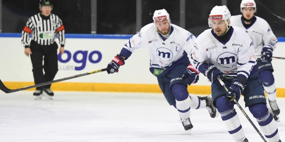 "Mogo"/RSU viesos ar 4:3 (2:2, 1:0, 0:1, 1:0) papildlaikā pārspēja "Zemgale"/LBTU hokejistus.