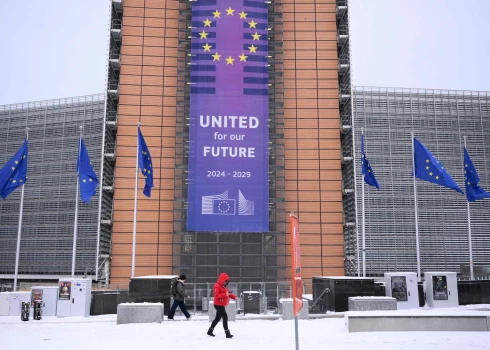 Eiropas Komisijas ēka Briselē.