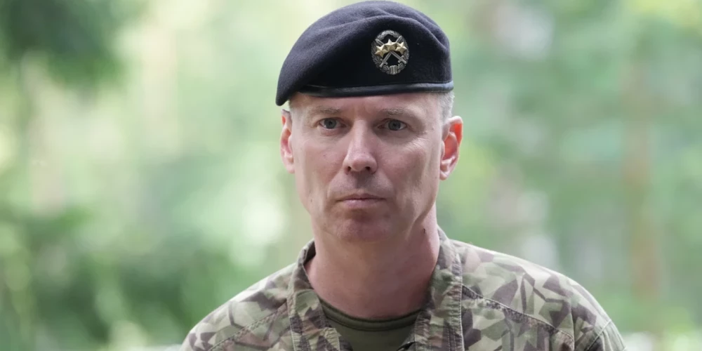 Командующий Национальными вооруженными силами Латвии генерал-майор Каспарс Пуданc.