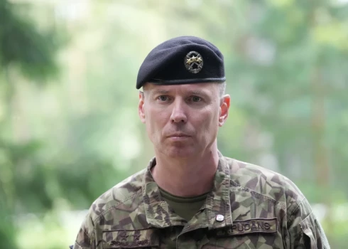 Командующий Национальными вооруженными силами Латвии генерал-майор Каспарс Пуданc.