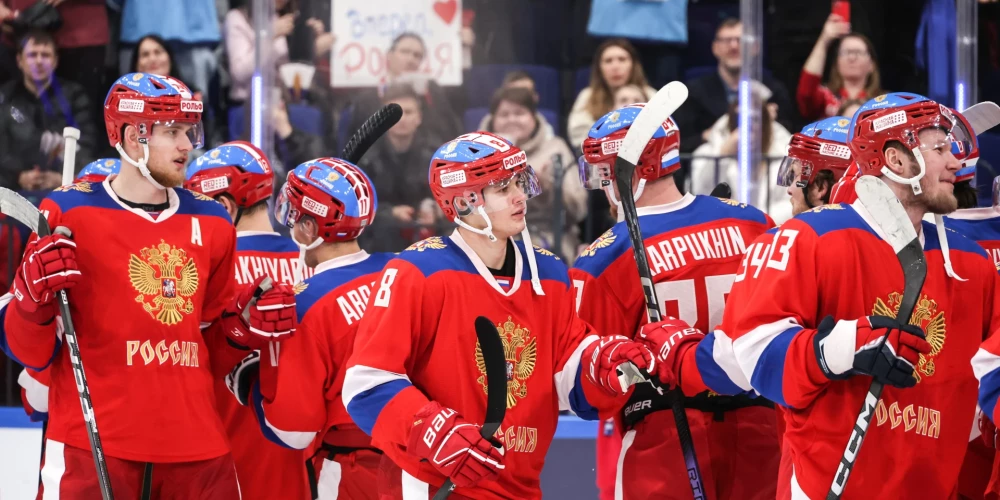 Krievijas hokeja izlasei kopš valsts invāzijas Ukrainā starpautiskos turnīros nav bijusi vieta.