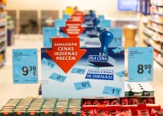 Kāpēc “Maxima” veikalos ir zilas cenu zīmes?