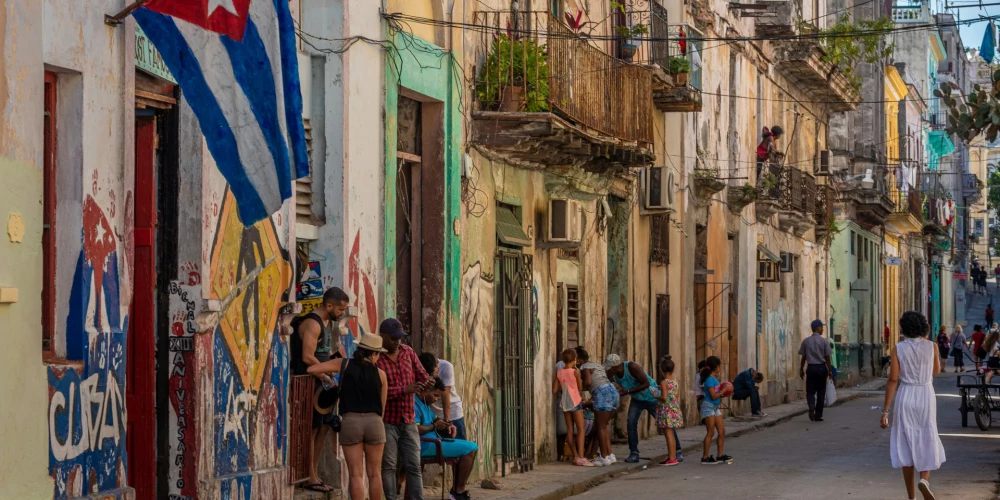 На улицах Гаваны.