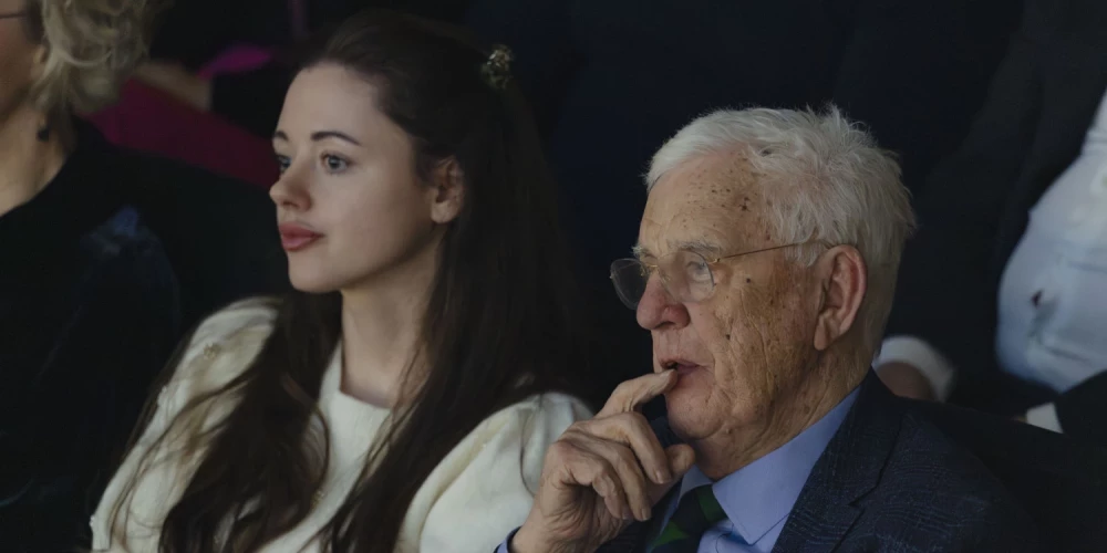 На юбилейном концерте маэстро Раймонда Паулса.