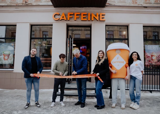 ФОТО: в Даугавпилсе открылась первая кофейня Caffeine - она стала 29-й в Латвии
