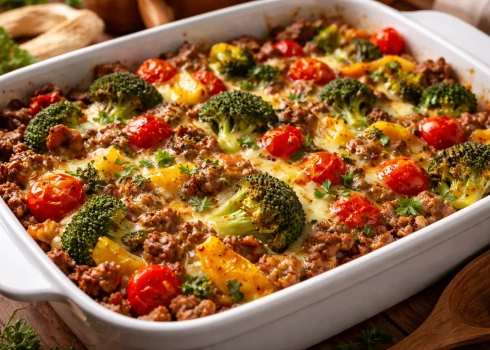 Gaļas un dārzeņu sacepums