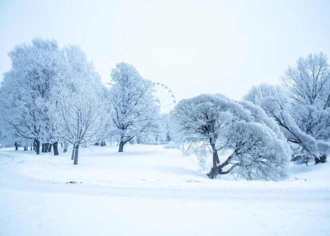 Сильный мороз накроет центр и восток Латвии: ночью до -23