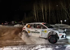 Seska ekipāžas Alūksnes rallijā izstājas pēc avārijas priekšpēdējā posmā