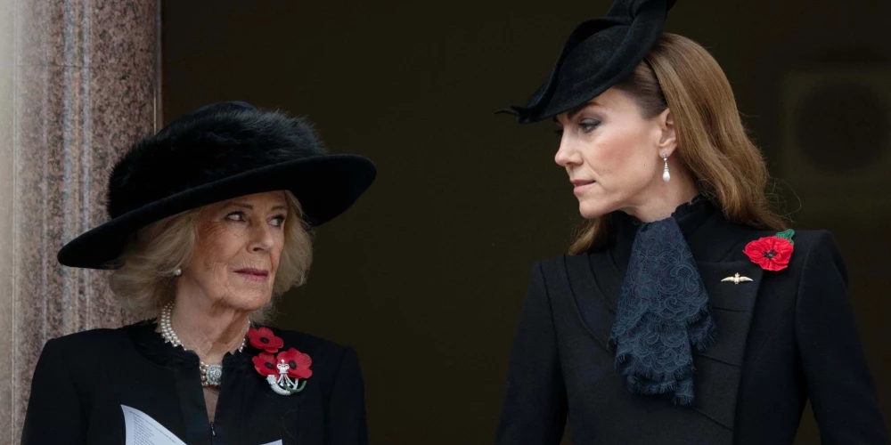 Королева Камилла и принцесса Кэтрин.
