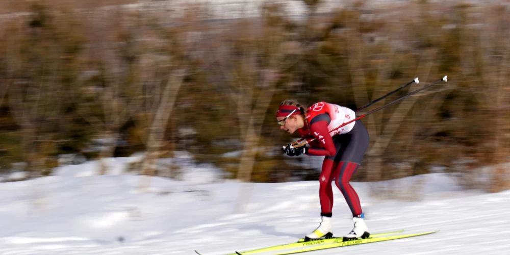 Latvijas distanču slēpotāja Patrīcija Eiduka. 
