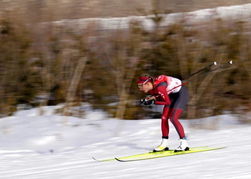 Latvijas distanču slēpotāja Patrīcija Eiduka. 