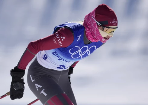Latvijas distanču slēpotāja Patrīcija Eiduka.