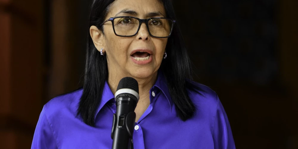 Venezuela s acting president Delcy Rodriguez attends a press conference in Caracas, Venezuela, Jan. 14, 2026. Photo by Ding Hongfa/Xinhua/ABACAPRESS/ddp images