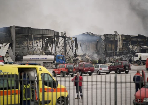 Nodegusī cepumu rūpnīcas "Violanta" ēka (foto: Scanpix / Reuters)