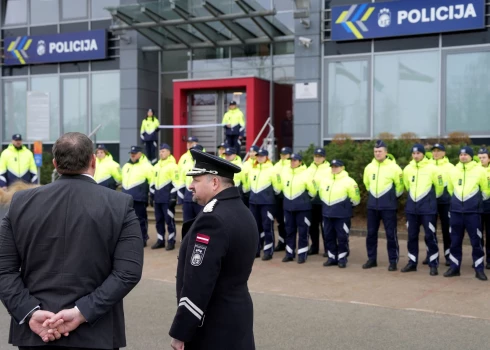 Valsts policijas Rīgas reģiona pārvaldes Rīgas Pārdaugavas pārvaldes jauno telpu atklāšanas pasākums. 
