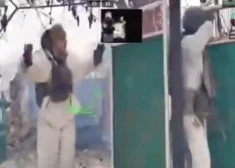 Krievu okupanti padodas ukraiņu sauszemes robotam. Ukrainas aizstāvji publicē operācijas video