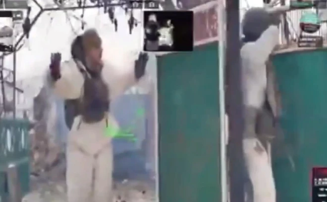 Okupantu kustības uzraudzīja Ukrainas bezpilota lidaparātu un sauszemes robotu kompleksa (NRK) operatori.