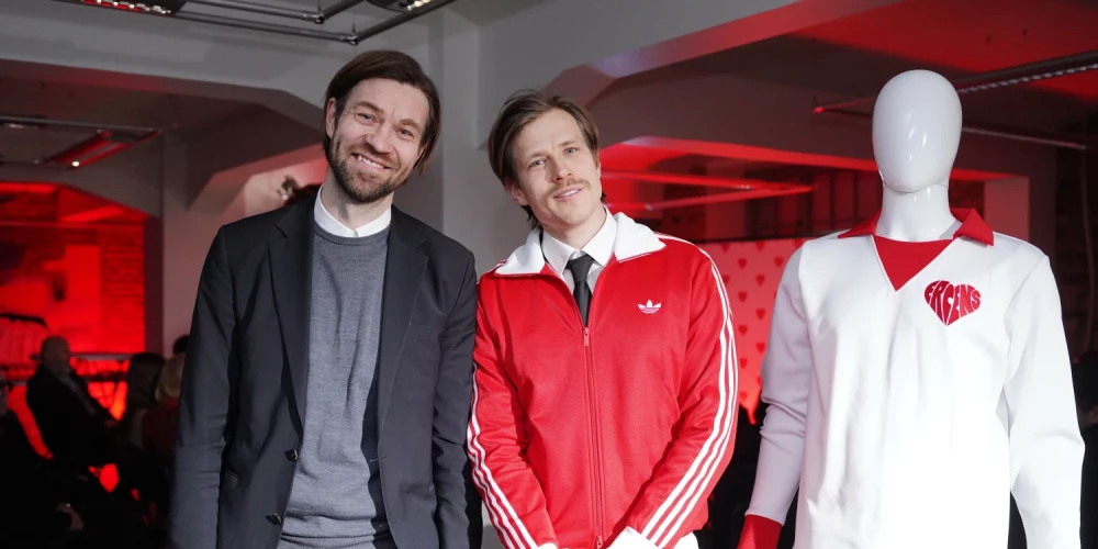 Brāļi Gorkši grāmatas prezentācijā.