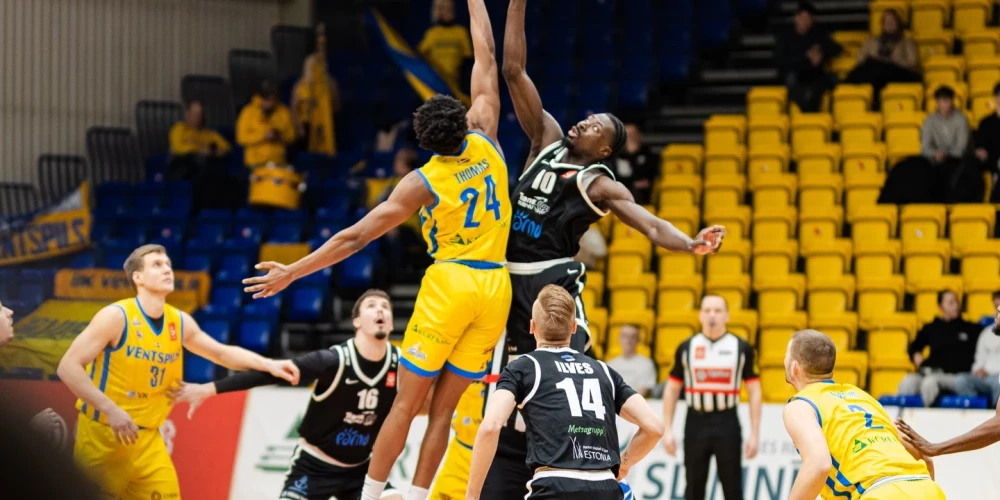 "Ventspils" basketbolisti uzvar Pērnavas komandu.