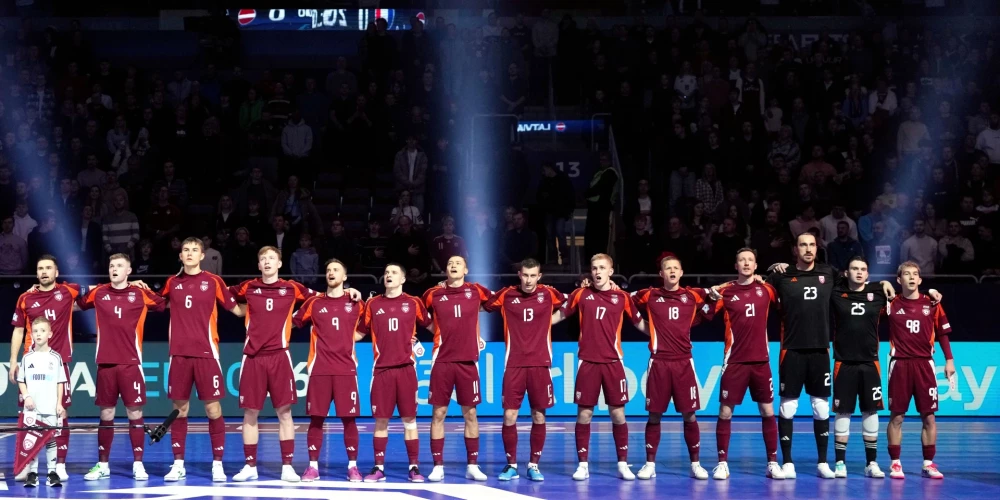 Latvijas telpu futbolistiem šodien derēs, iespējams, arī neizšķirts. 