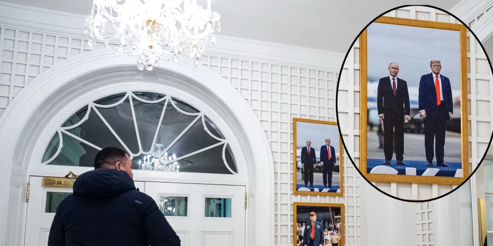 Трамп повесил фотографию с Путиным в Белом доме.