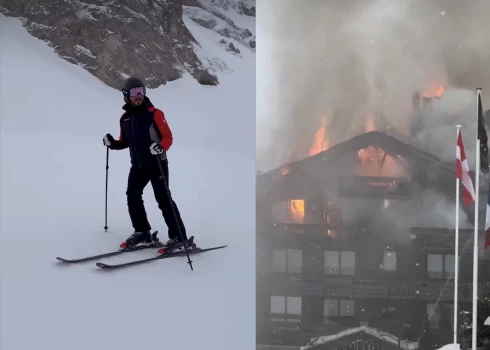 Максим Галкин показал кадры с места пожара.