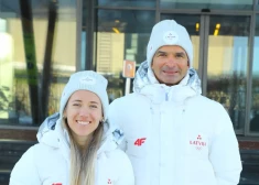 Biatlonistes Bendika un Volfa nav mierā ar diskvalifikāciju par kautiņu izcietušā Briča neatrašanos olimpiskajā delegācijā