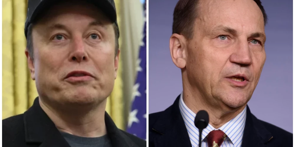 Sociālajos tīklos atkal uzvirmojis skaļš strīds starp tehnoloģiju magnātu Īlonu Masku un Polijas ārlietu ministru Radoslavu Sikorski.