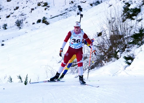 Latvijas biatloniste Elza Bleidele