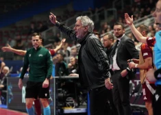 Bellarte slavē Latvijas telpu futbola izlases spēlētājus