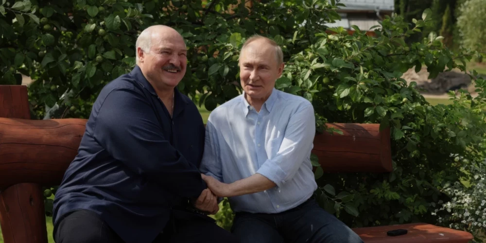 Александр Лукашенко и Владимир Путин.