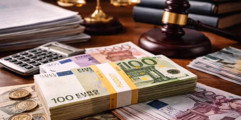 Суд взыскал с мужчины 689 тысяч евро за уклонение от уплаты налогов.