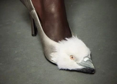 Дизайн туфель вызвал оживленные споры среди пользователей сети.