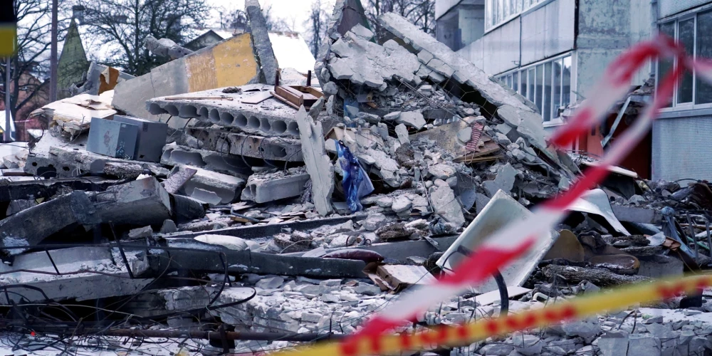 Взрыв газа в многоквартирном доме на улице Баускас в Риге произошел 2 января.