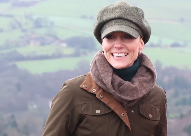 Velsas princese Ketrīna bija devusies uz Anglijas ziemeļiem, kur apmeklēja veselības taku Pīka apgabalā.