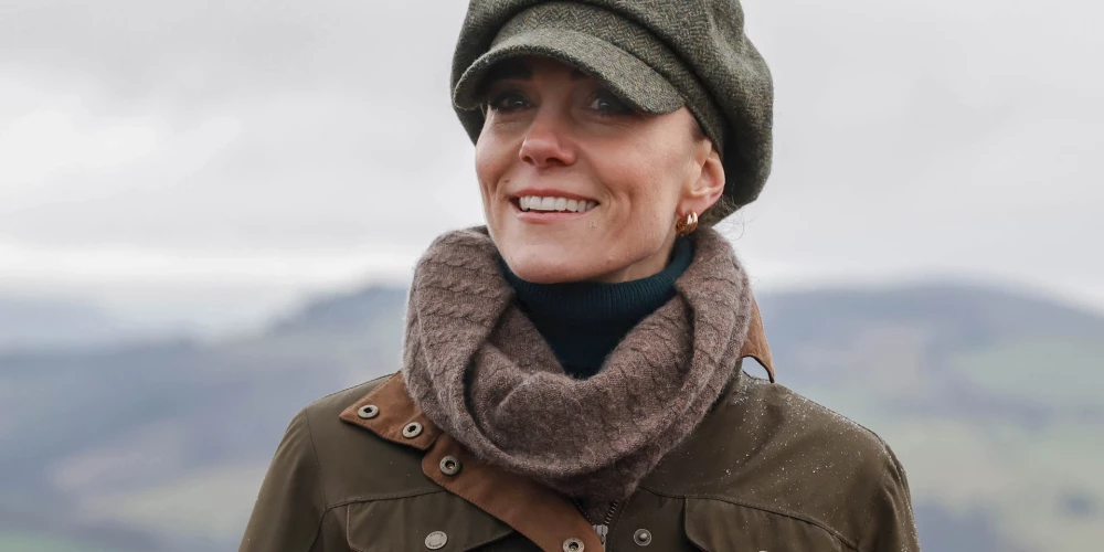 Velsas princese Ketrīna bija devusies uz Anglijas ziemeļiem, kur apmeklēja veselības taku Pīka apgabalā.