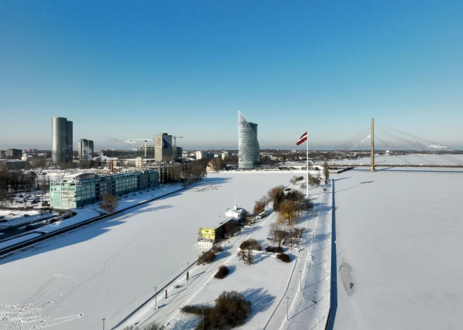 Температура воздуха местами в Латвии понизилась до -26 градусов