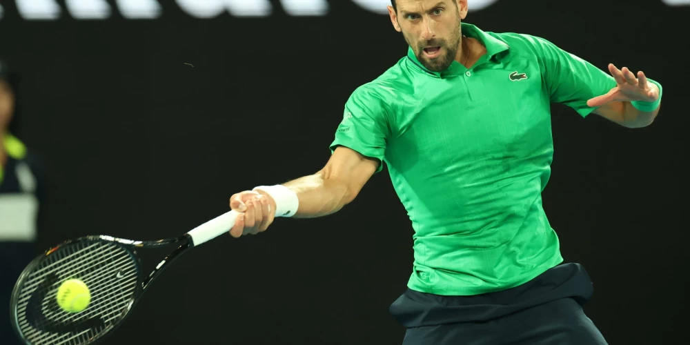 38 gadus vecā serbu leģenda Novāks Džokovičs 11. reizi spēlēs "Australian Open" finālā