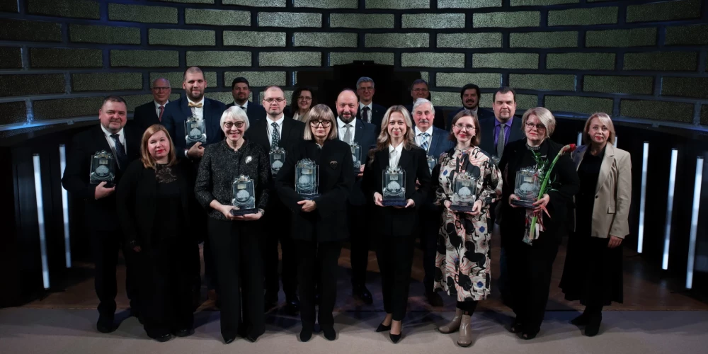 LU Izcilības balvas laureāti (foto: Toms Grīnbergs / LU)