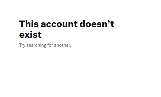 Tas parādās, mēģinot ieiet Raimonds Paula "X" kontā