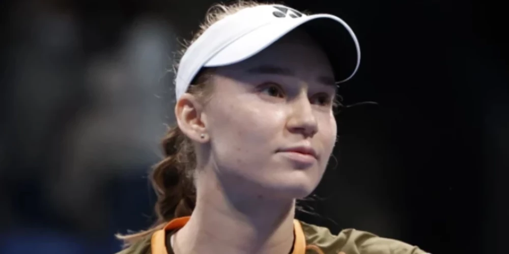 Kazahstānas tenisiste Jeļena Ribakina.