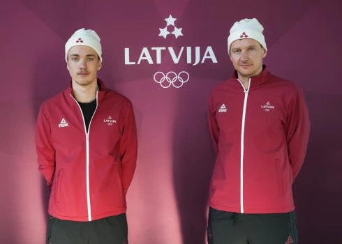 Latvijas biatlona izlase ceļā uz Milānu un Kortīnu.