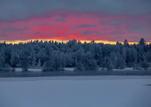Морозы из Латвии не уходят.