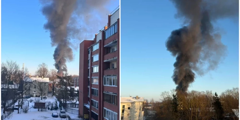 Пожар был запечатлен несколькими очевидцами.